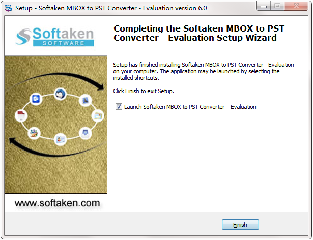 Softaken MBOX to PST Converter截图