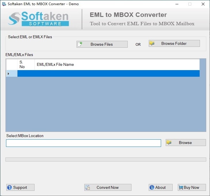 Softaken EML to MBOX Converter截图