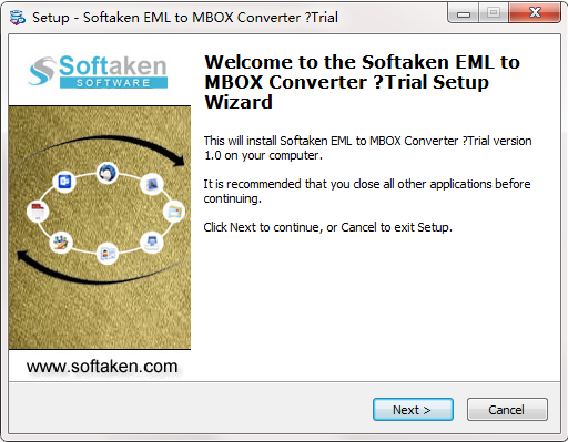 Softaken EML to MBOX Converter截图