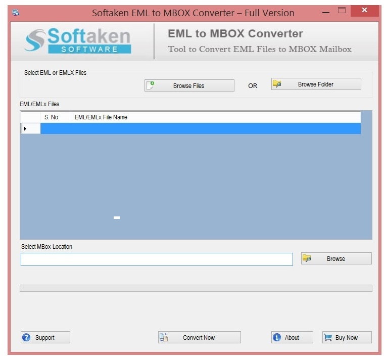 Softaken EML to MBOX Converter截图