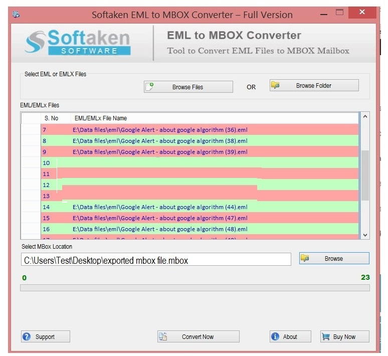 Softaken EML to MBOX Converter截图