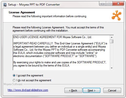 Moyea PPT to PDF Converter截图