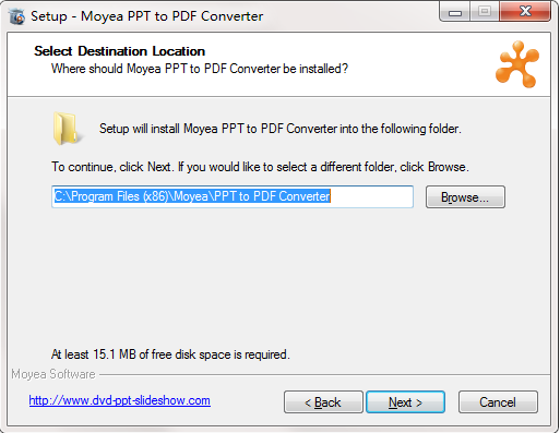 Moyea PPT to PDF Converter截图