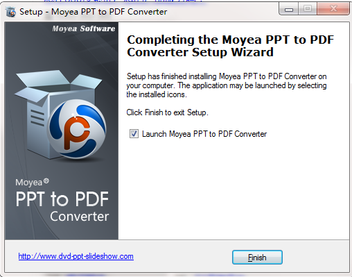 Moyea PPT to PDF Converter截图