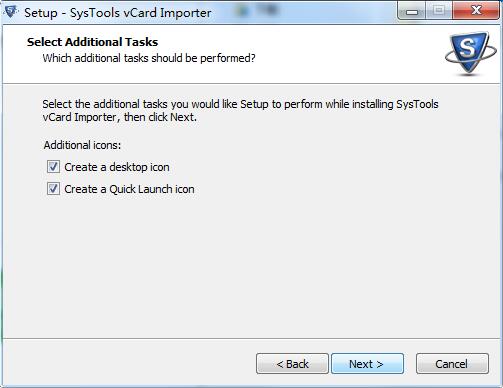 SysTools vCard Importer截图