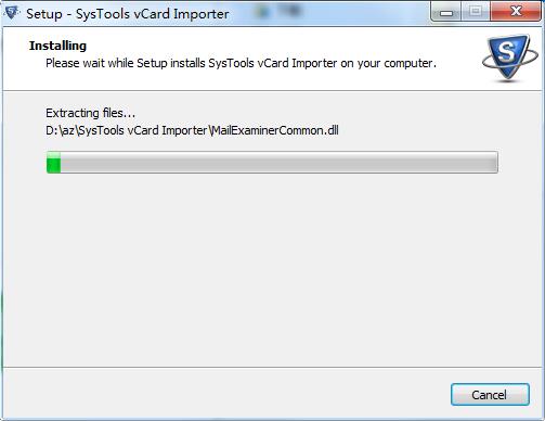 SysTools vCard Importer截图