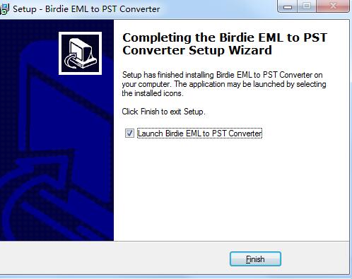 BIRDIE EML to PST Converter截图