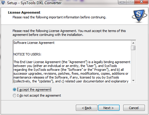 SysTools DXL to PST Converter截图