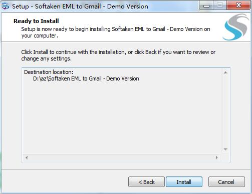 Softaken EML to GMail Importer截图