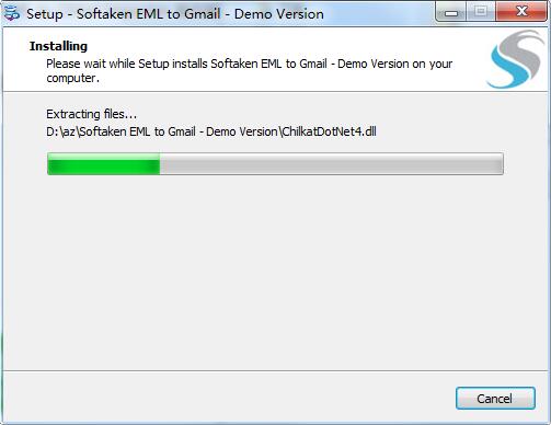 Softaken EML to GMail Importer截图