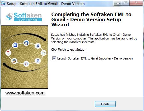 Softaken EML to GMail Importer截图