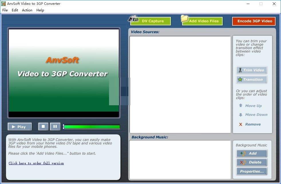 AnvSoft Video to 3GP Converter截图