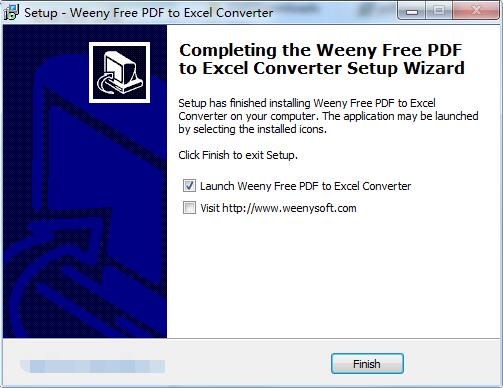 Weeny Free PDF to Excel Converter截图