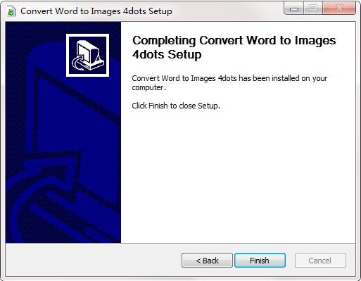 Convert Word to Images 4dots截图