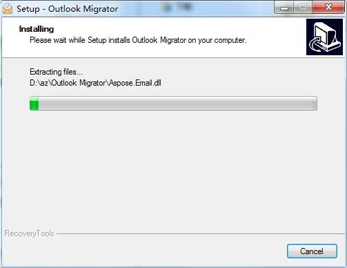 RecoveryTools Outlook Migrator截图