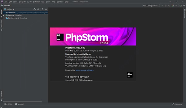 Phpstorm截图