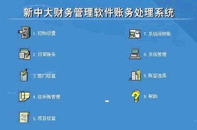 新中大财务软件截图