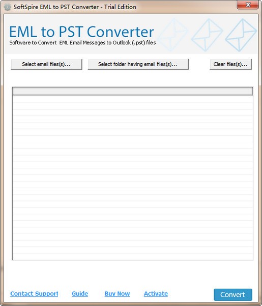 SoftSpire EML to PST Converter截图