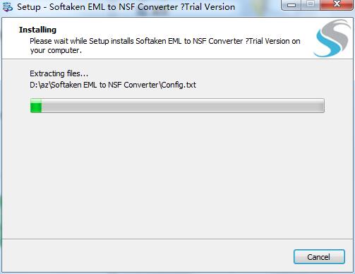 Softaken EML to NSF Converter截图