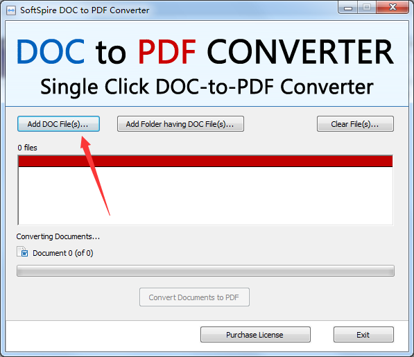 SoftSpire DOC to PDF Converter截图