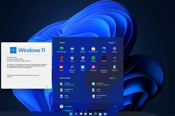 Windows11 Insider Build 10.0.22000.65（KB5004745）截图