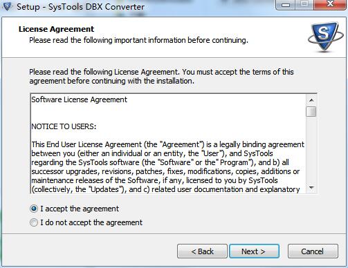 SysTools DBX Converter截图