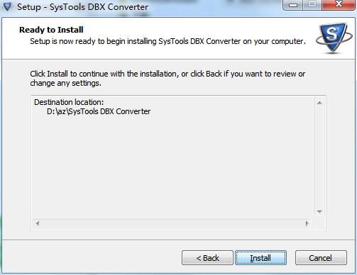 SysTools DBX Converter截图