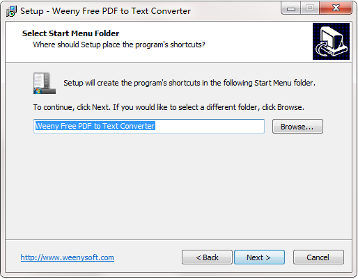 Weeny Free PDF to Text Converter截图