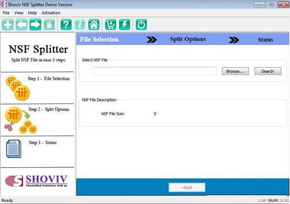 Shoviv NSF Splitter截图