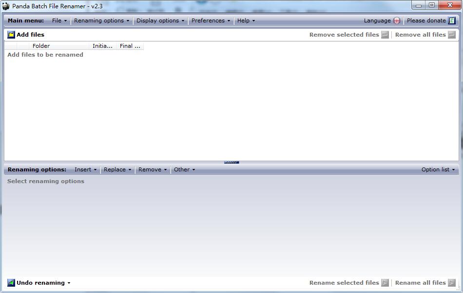 Panda Batch File Renamer截图