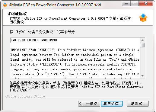 4Media PDF to PowerPoint Converter截图