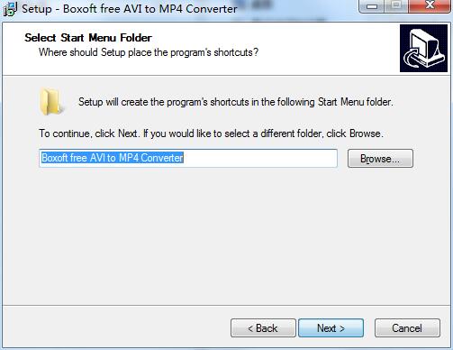 Boxoft free AVI to MP4 Converter截图