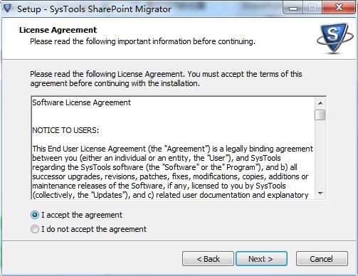 SysTools SharePoint Migrator截图