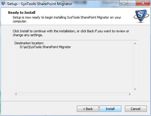 SysTools SharePoint Migrator截图