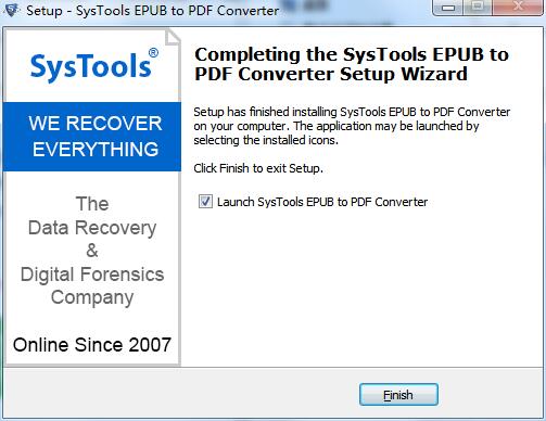 SysTools EPUB to PDF Converter截图