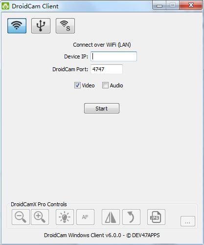 DroidCamX6.7电脑端截图