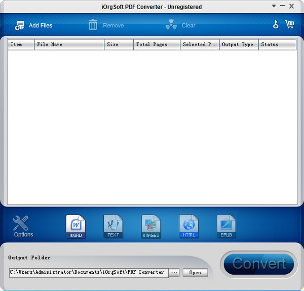 iOrgSoft PDF to Word Converter截图