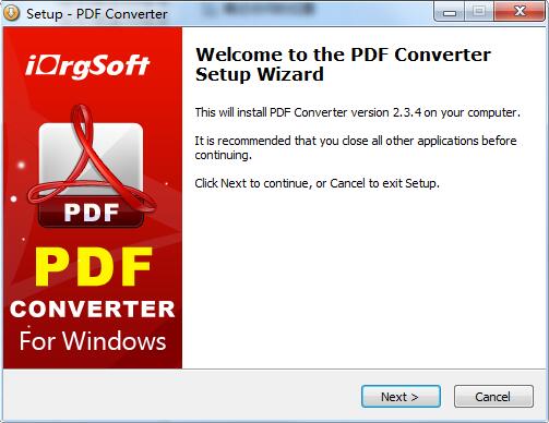 iOrgSoft PDF to Word Converter截图