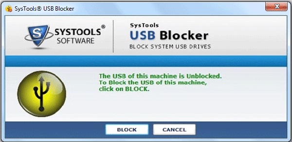 SysTools USB Blocker截图