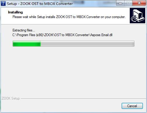 ZOOK OST to MBOX Converter截图