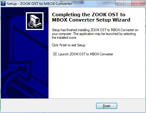 ZOOK OST to MBOX Converter截图