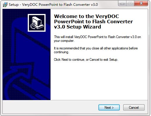 VeryPDF PowerPoint to Flash Converter截图