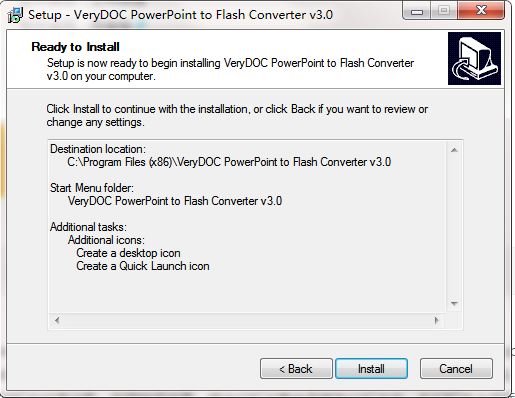 VeryPDF PowerPoint to Flash Converter截图