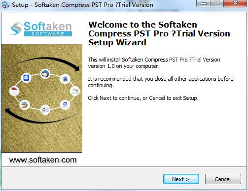 Softaken Compress PST Pro截图