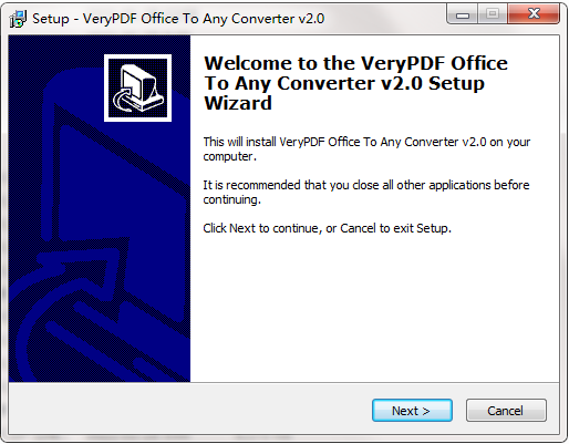 VeryPDF Office To Any Converter截图