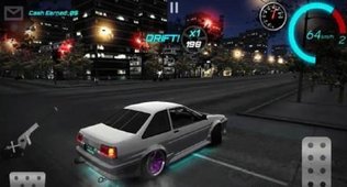 AE86城市自由漂移截图