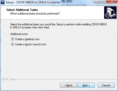 ZOOK MBOX to EMLX Converter截图