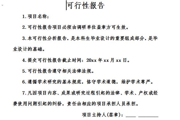 可行性研究报告编制大纲截图