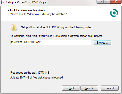 VideoSolo DVD Copy截图