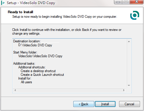 VideoSolo DVD Copy截图